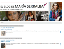 Tablet Screenshot of mariaserralba.com